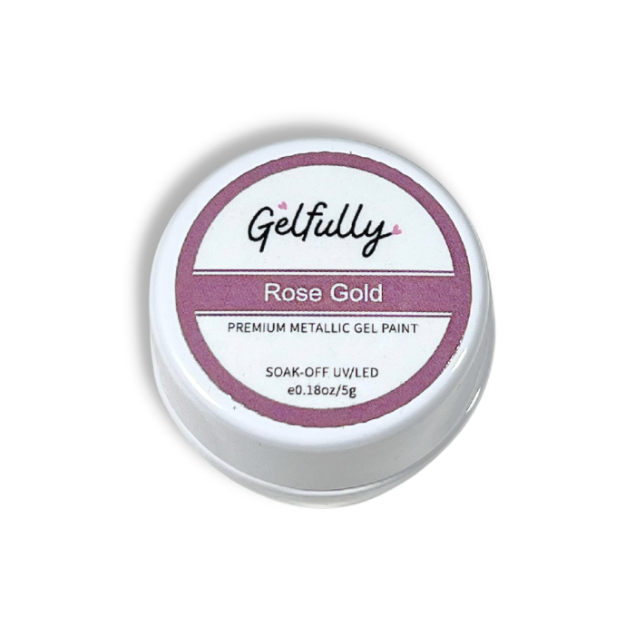 Rose Gold Metallic Gel Paint