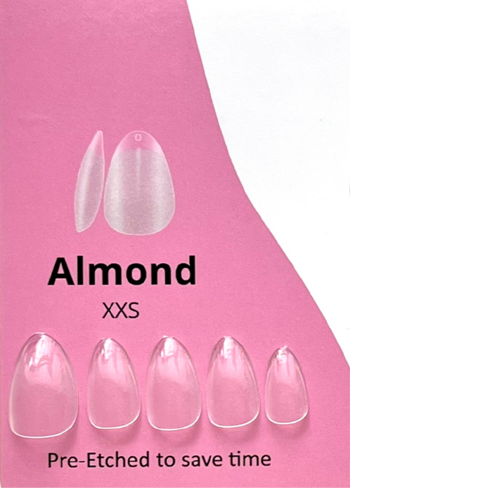 XXS Almond Gel Tips