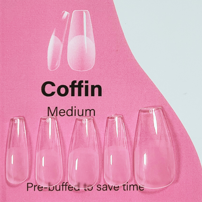 Medium Coffin Gel Tips