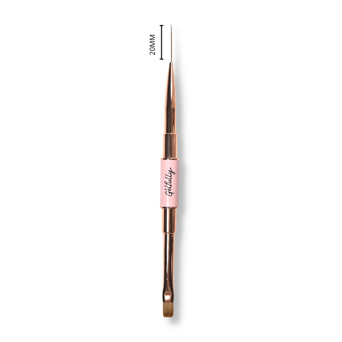 20MM Liner/Flat Brush - Dual End