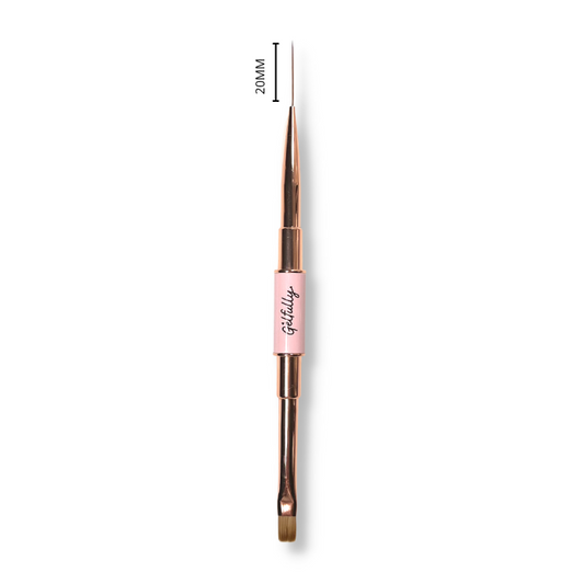 20MM Liner/Flat Brush - Dual End