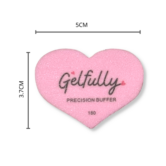 100/180 Precision Heart Shaped Buffers (10 Pack)