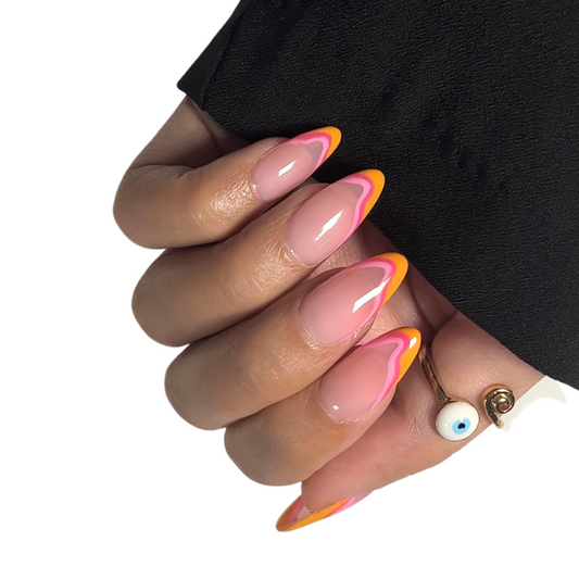 Short Almond Gel Tips