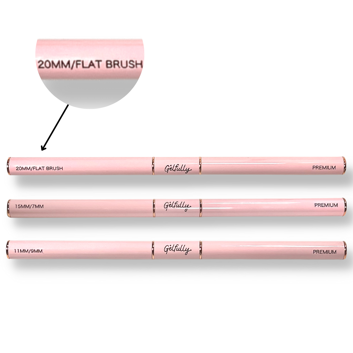 Set Gelfully End Premium – Dual Brush